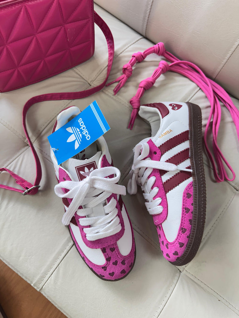 Tenis Adididas Samba x Comme des garçons Couro/curvin