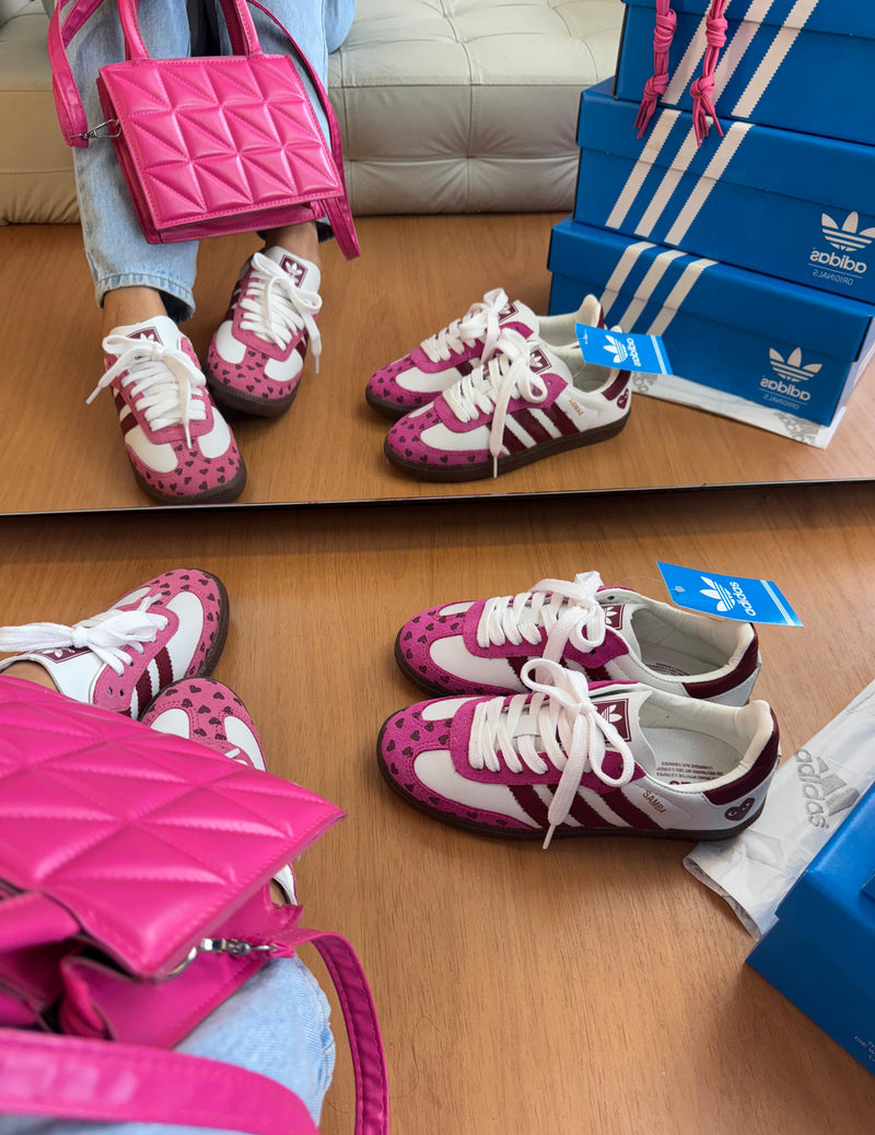 Tenis Adididas Samba x Comme des garçons Couro/curvin