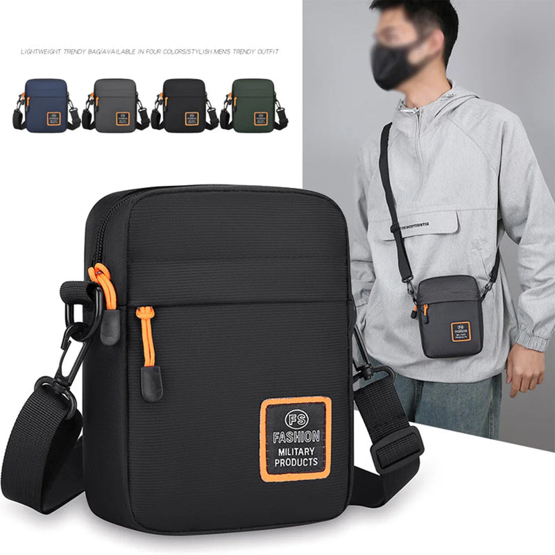 Bolsa Crossbody Masculina – Nylon Leve e Funcional | Estilo e Praticidade