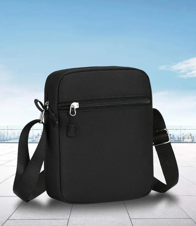 Bolsa Crossbody Masculina – Mini, Casual e Funcional | Nylon e Oxford