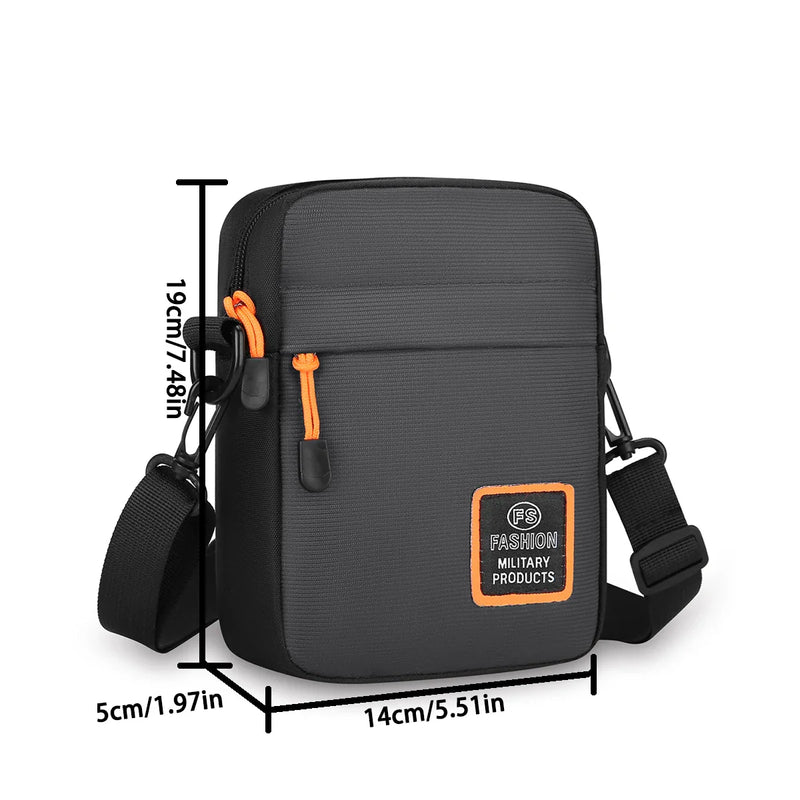 Bolsa Crossbody Masculina – Nylon Leve e Funcional | Estilo e Praticidade