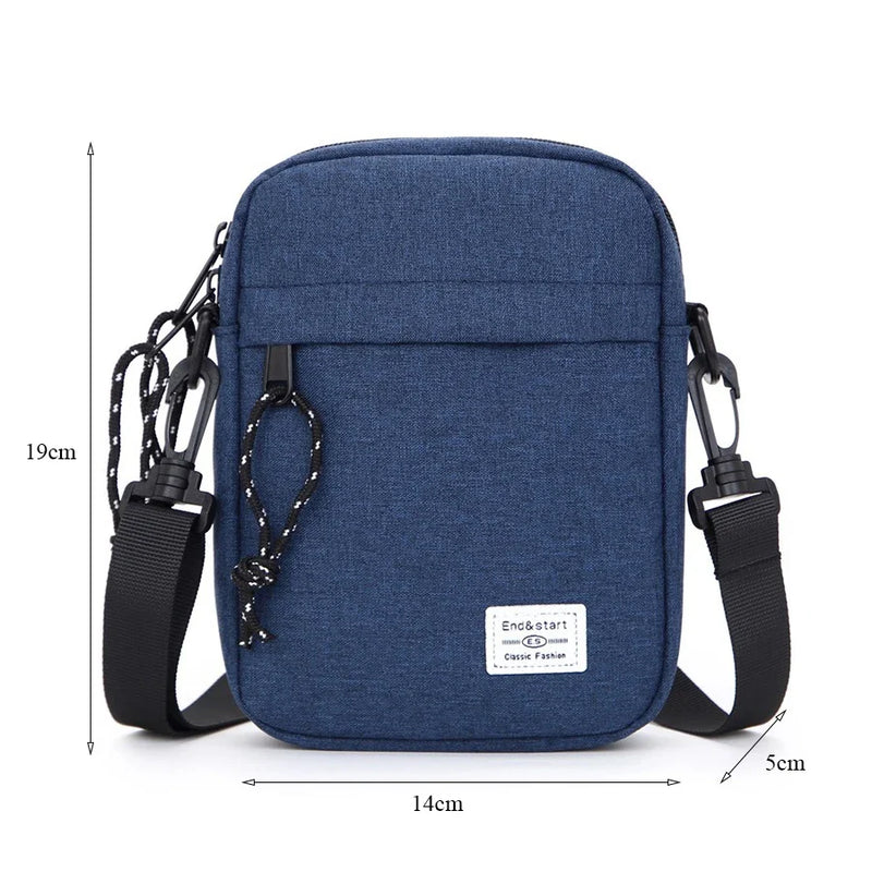 Bolsa Oxford Masculina – Compacta e Casual | Perfeita para o Dia a Dia