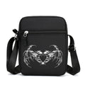 Bolsa Crossbody Masculina – Estampa RUNE | Grande Capacidade e Estilo Único