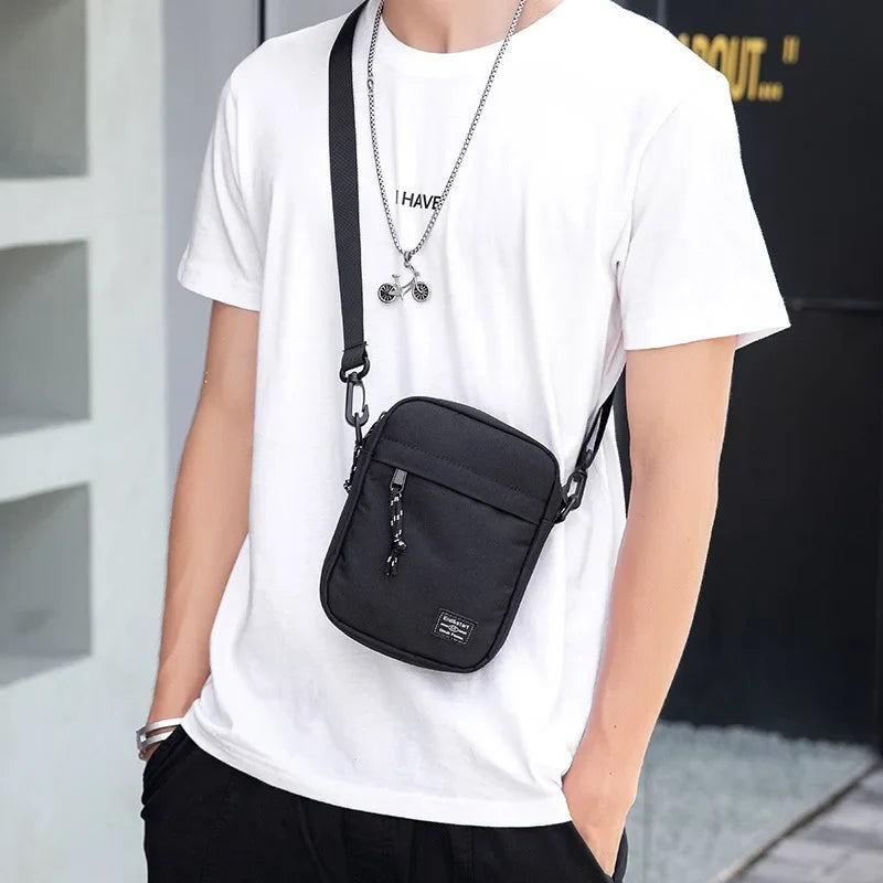 Bolsa Oxford Masculina – Compacta e Casual | Perfeita para o Dia a Dia